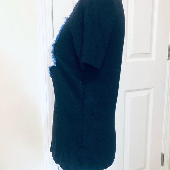 ❤️CLEARANCE🌺NWOT Tory Burch 💯 linen top - Picture 4 of 14